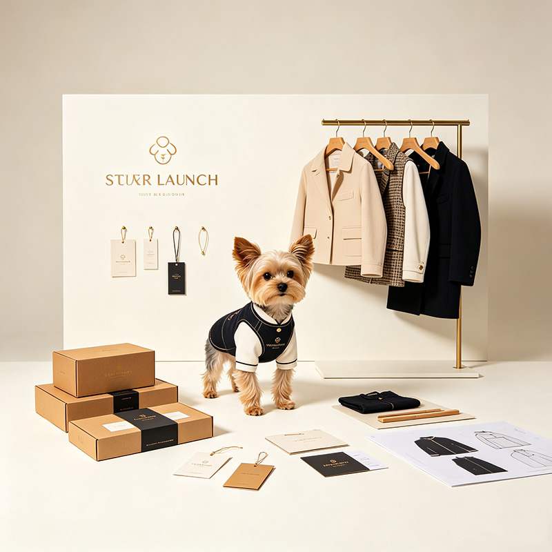 Custom pet clothing service for Startups & New Brands